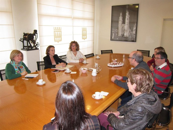 Gamarra en una reunión con Aspace