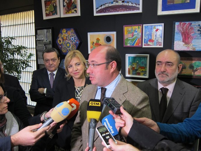 El presidente del Gobierno regional, Pedro Antonio Sánchez