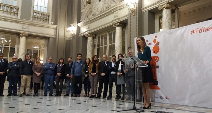 Raquel Alario en la rueda de prensa 