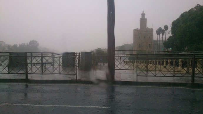 Lluvia en Sevilla