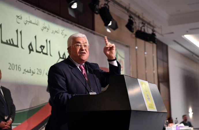 El presidente de la Autoridad Palestina, Mahmud Abbas