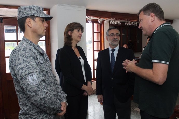 Holguín visita a supervivientes del accidente de avión de la Chapecoense