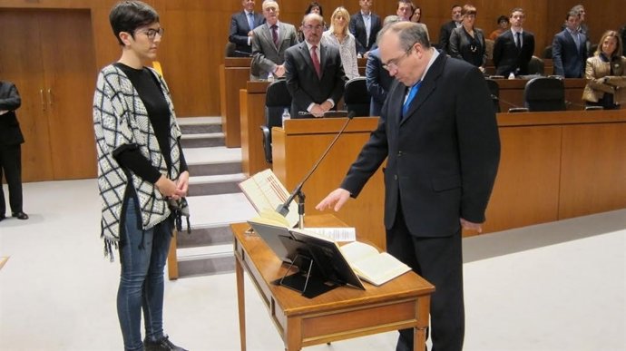 Violeta Barba y Fernando González