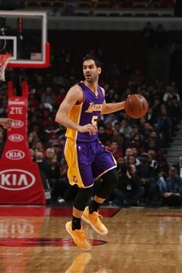 Jose Calderon en el Los Angeles Lakers - Chicago Bulls