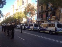 Desalojan un edificio okupado en el barrio de Hostafrancs (Barcelona) de gestión municipal