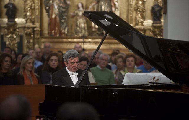 Baciero en un concierto