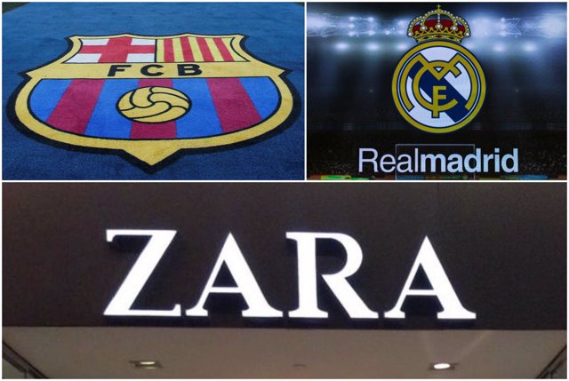 Zara, Real Madrid y FC Barcelona