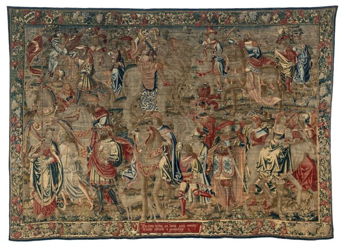 Tapiz 'La ira y la pereza' del Colegio del Patriarca