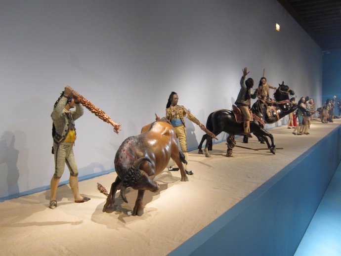 Parte de la exposición del Museo Nacional de Escultura