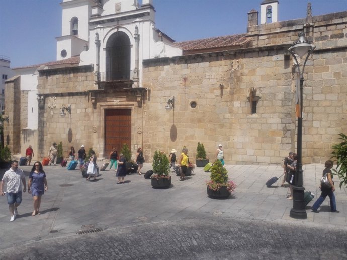 Turistas en Mérida