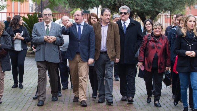 Pedro Antonio Sänchez en el Centro Ocupacional López Ambit