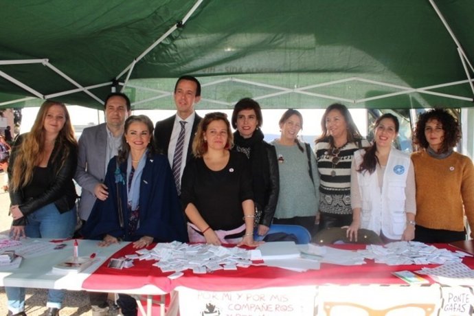 El delegado de Salud en uno de los actos celebrados con motivo de este día.