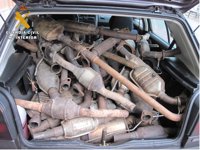 Dos detenidos en la A-6, en Ávila, tras robar en un desguace de Lugo