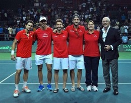 Ferrer, Nadal, López, Feliciano, Conchita y Miguel Díaz