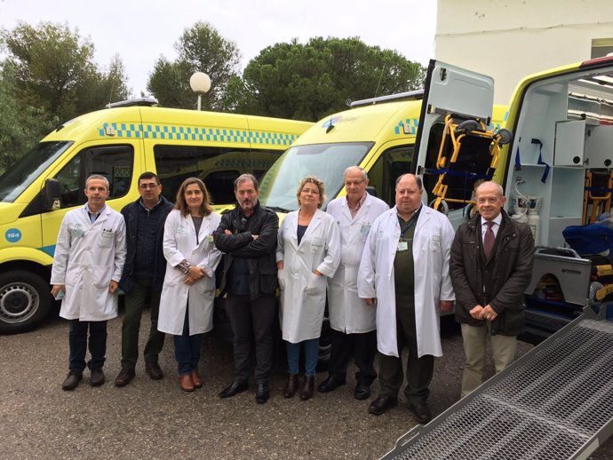 Nuevas ambulancias para el hospital de Puerto Real