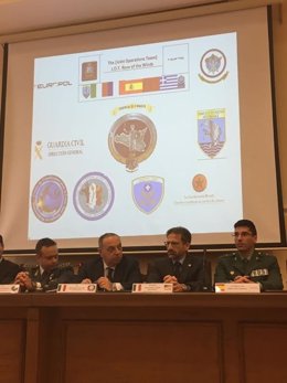 La Guardia Civil informa en Italia de una operación en el Mediterráneo