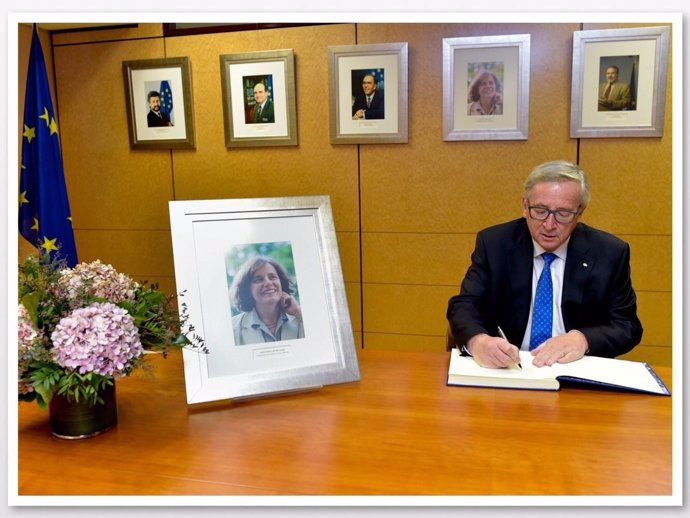 Homenaje de Juncker a Loyola de Palacio en el décimo aniversario de su muerte