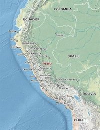 Registrado un terremoto de magnitud 5,5 en el sur de Perú
