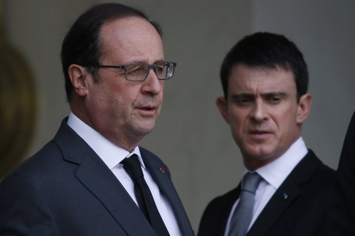 François Hollande y Manuel Valls