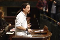Pablo Iglesias: el PSOE solo intenta "apuntarse un tanto" con el salario mínimo
