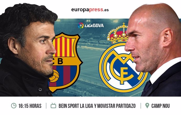 Horario y dónde ver el Barcelona - Real Madrid | Decimocuarta jornada Liga