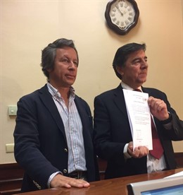 Carlos Floriano y José Antonio Bermúdez de Castro, del PP