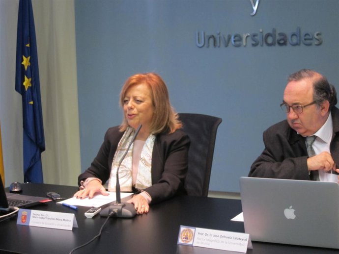   La Consejera De Educación Y Universidades, María Isabel Sánchez-Mora,