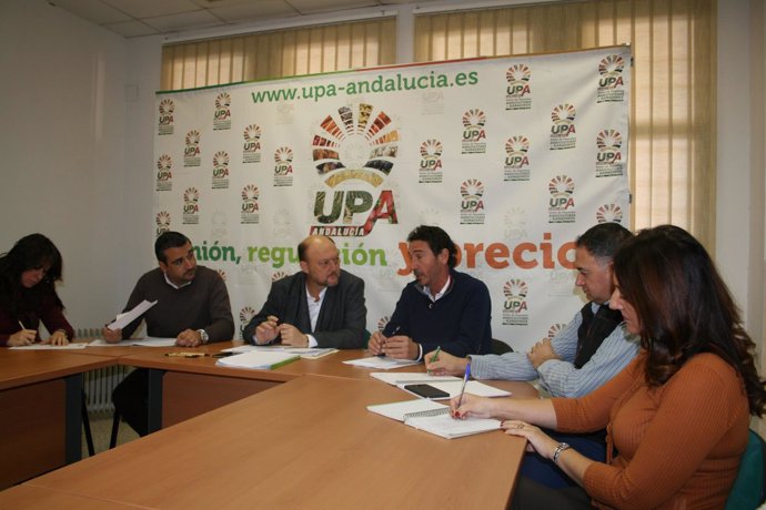 Antonio Pradas, hoy en la reunión