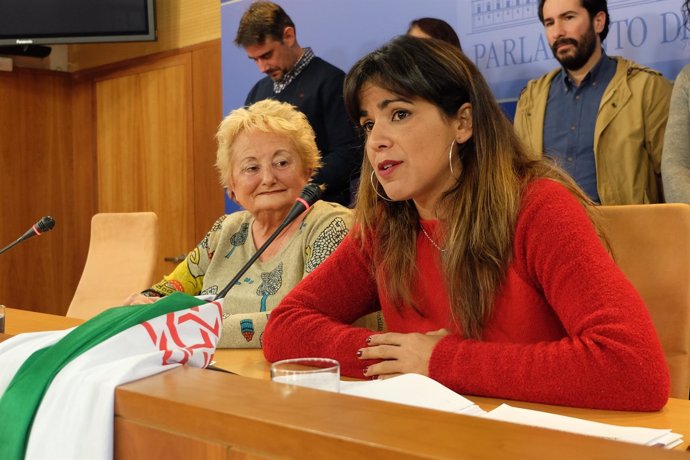 Rueda de prensa de Teresa Rodríguez (Podemos Andalucía)