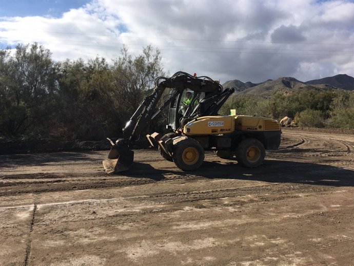 Maquinaria de limpieza en el Levante almeriense