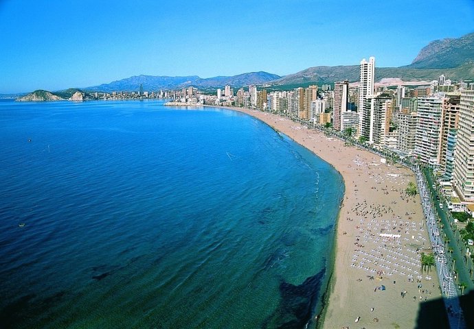 Playa de Levante en Benidorm