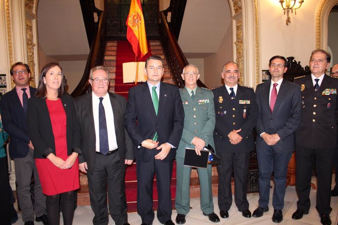 Antonio Sanz en el homenaje a la Constitución en Granada