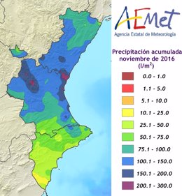 Así queda la precipitación acumulada por zonas en el balance de Aemet