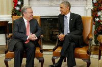 Obama aplaude la "extraordinaria reputación" del futuro secretario general de la ONU