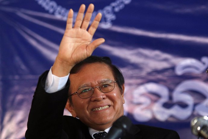 Kem Sokha, líder del Partido para el Rescate Nacional de Camboya.