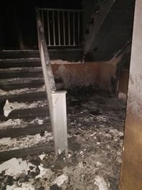 Extinguen un incendio en un edificio en Santa Lucía (Gran Canaria)