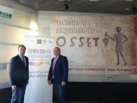 Vinos romanos para inaugurar el lagar turdetano de la antigua Osset en San Juan (Sevilla)
