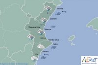 Lluvias persistentes en Valencia y Castellón para este domingo