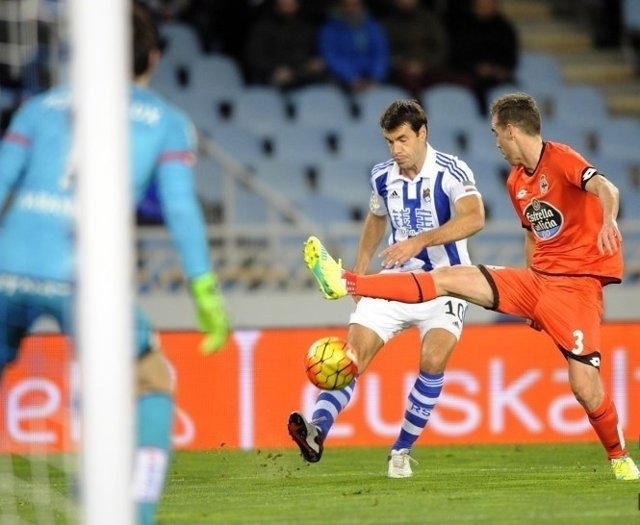Xabi Prieto Fernando Navarro Real Sociedad Deportivo