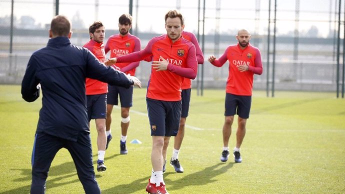 Ivan Rakitic Barcelona entrenamiento
