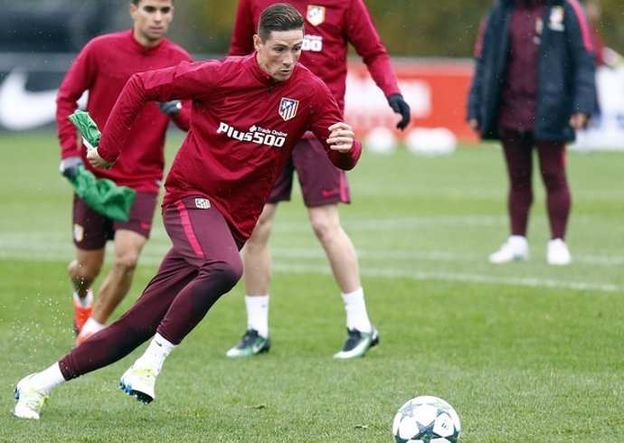 Fernando Torres Atlético entrenamiento