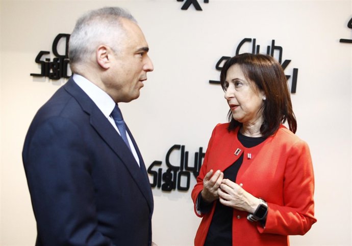 Rafael Simancas y Margarita Robles en un acto