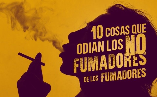 Cosas que odian los no fumadores de los fumadores