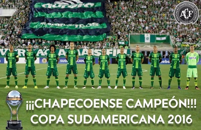 Chapecoense, campeón de la Copa Sudamericana