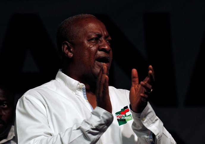 El presidente de Ghana, John Mahama