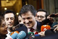 Javier Fernández asiste este martes a los actos de la Constitución en el Congreso