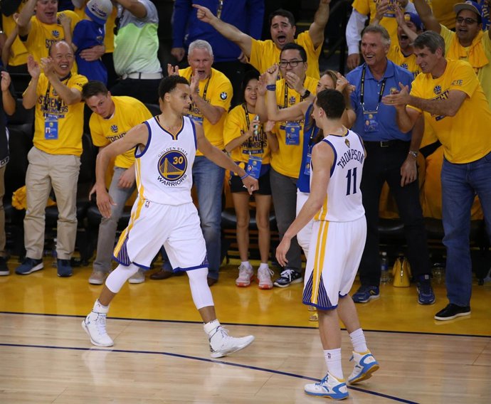 Stephen Curry y Klay Thompson (Golden State Warriors)