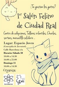 El Espacio Joven acoge este fin de semana el I Salón Felino de Ciudad Real
