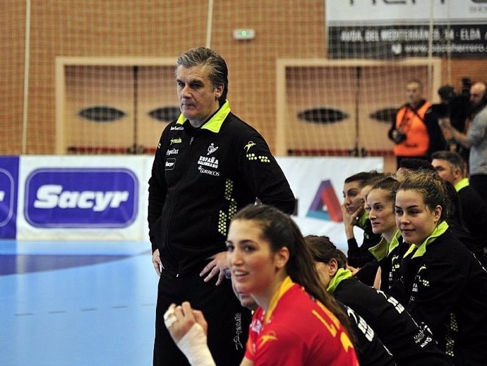 Jorge Dueñas selección española balonmano femenino Elda Guerreras