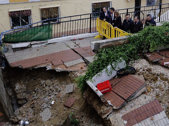 Susana Díaz marbella bernal inundaciones destrozos 2016 daños temporal 